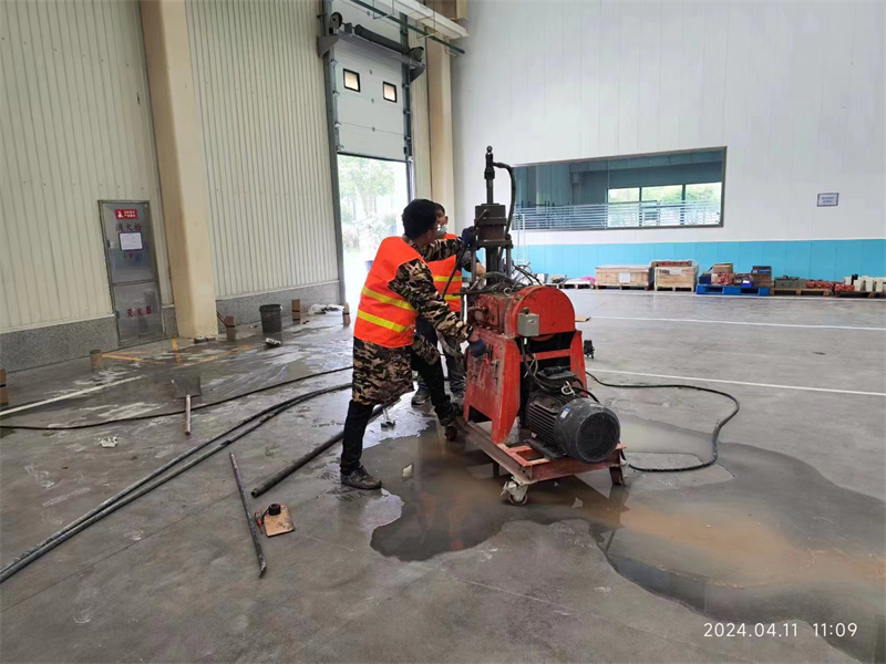 井冈山厂房地面下沉塌陷注浆加固施工